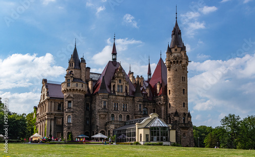 Castle in Moszna  southwestern Poland