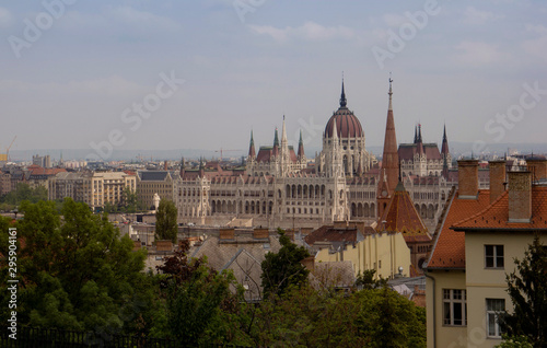 The parliament building in Budapest. Hungary. 