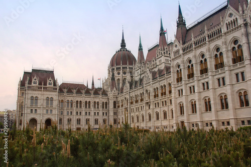 The parliament building in Budapest. Hungary. 