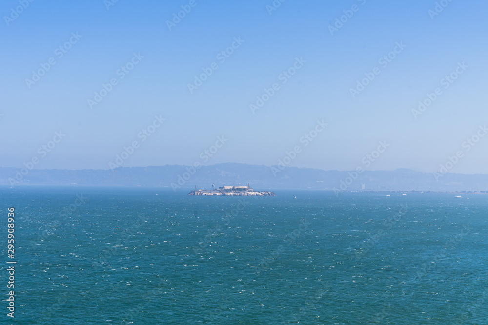 Beautiufl view over Alcatraz in San Francisco USA Beautiufl view over Alcatraz in San Francisco USA