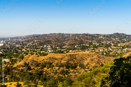 Beautiful view over Los Angeles in California USA © Fritz