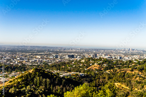 Beautiful view over Los Angeles in California USA © Fritz