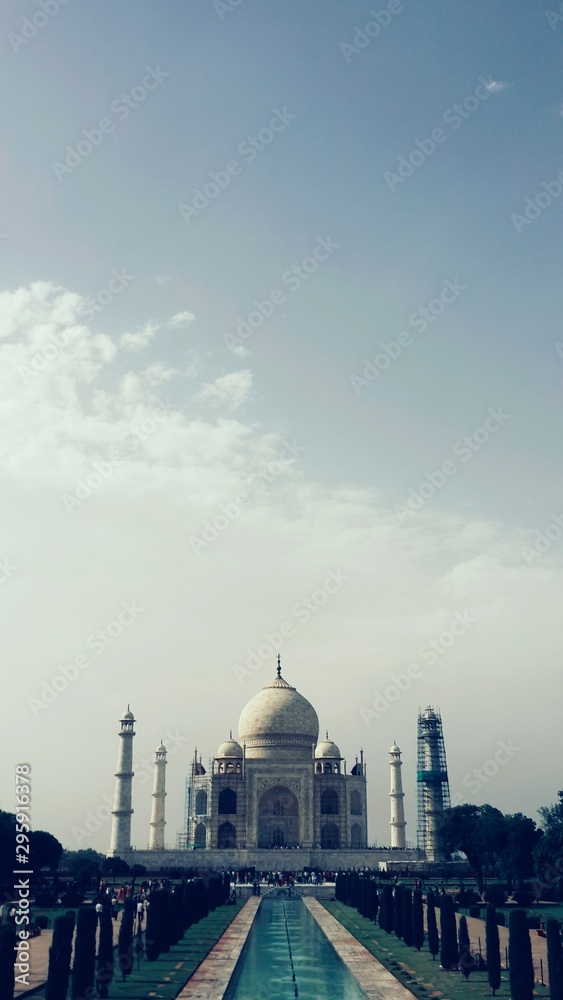 Obraz premium mosque at sunset