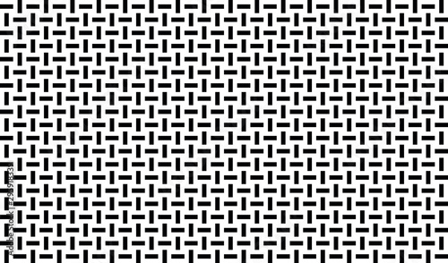 Rectangles lattice simple seamless vector pattern, minimalist monochrome geometrical texture