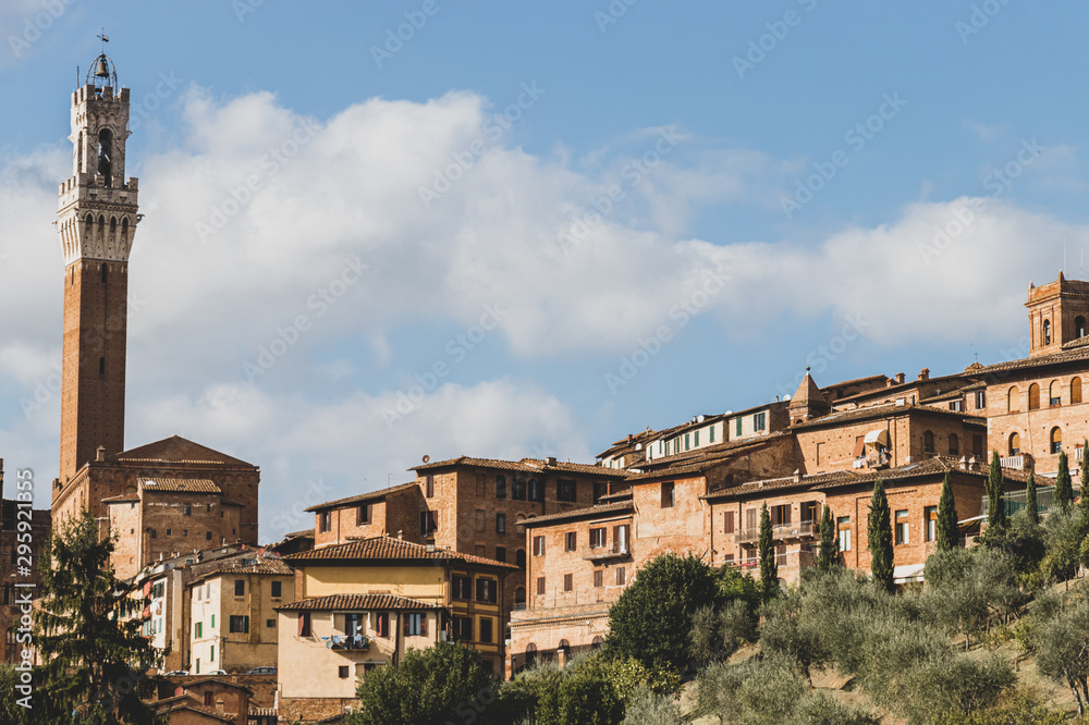Landscape of Siena, Tuscany