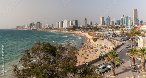 Beautiful view of the Tel Aviv. © masar1920