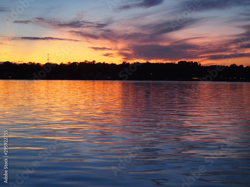 Beautiful Pastel Lake Lansing Sunset