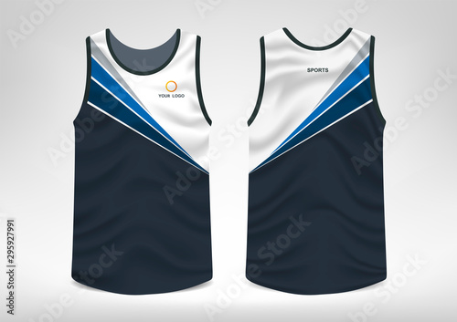 Sleeveless Sport T-shirt Design