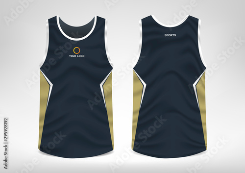 Sleeveless Sport T-shirt Design