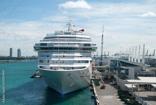 Cruise Ship Docked in Miami