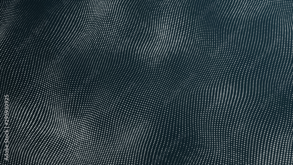 Digital wave Futuristic technology abstract background animation 3D rendering Digital wave Futuristic technology abstract background animation 3D rendering