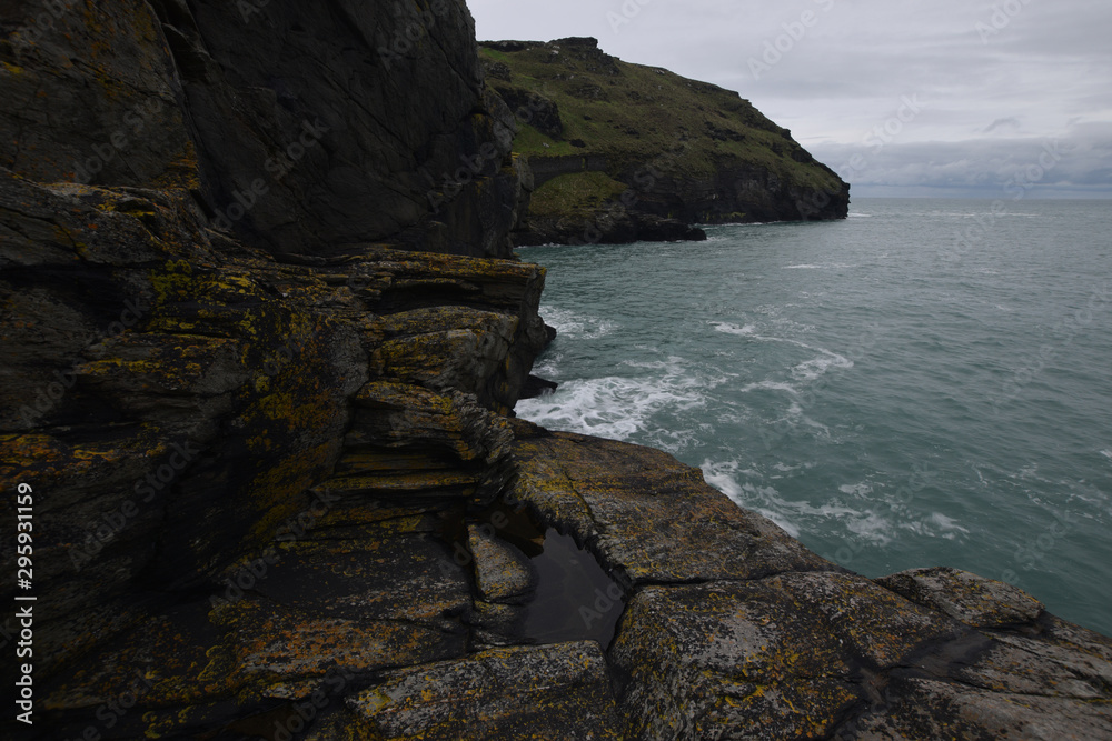 Cliffs at Tintagel Cornish Coast 