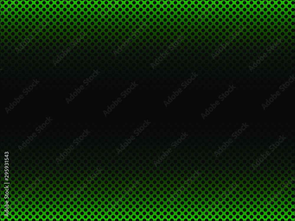 Abstract carbon metal circle dots pattern background green Abstract carbon metal circle dots pattern background green