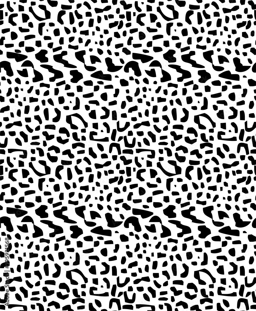 Leopard fur, animal print, seamless pattern