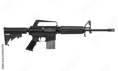gun isolated on white background