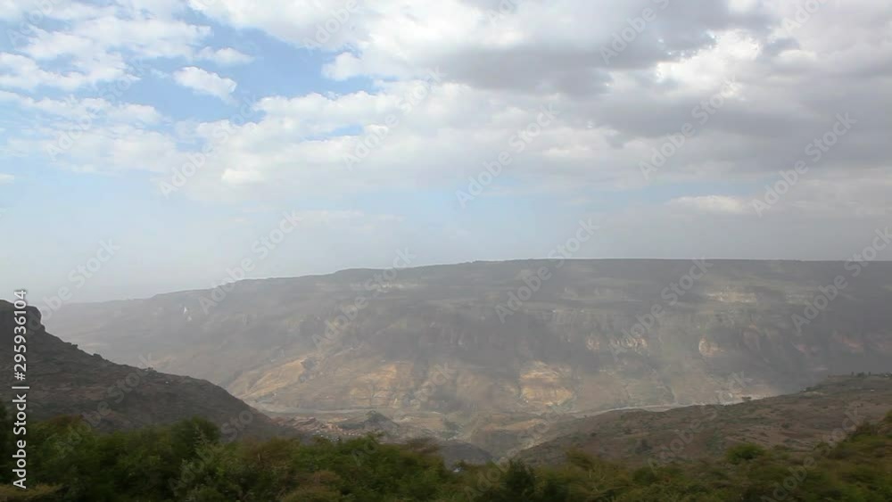Entoto chain mountains and Jemma Valley in Oromo Region of Ethiopia Entoto chain mountains and Jemma Valley in Oromo Region of Ethiopia