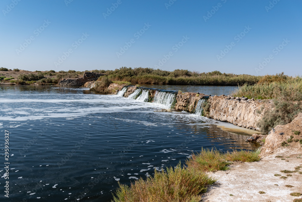 View of river - Varzaneh - Iran