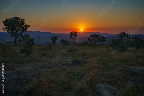 sunset at three rondavels lookout in blyde river canyon  south africa 22