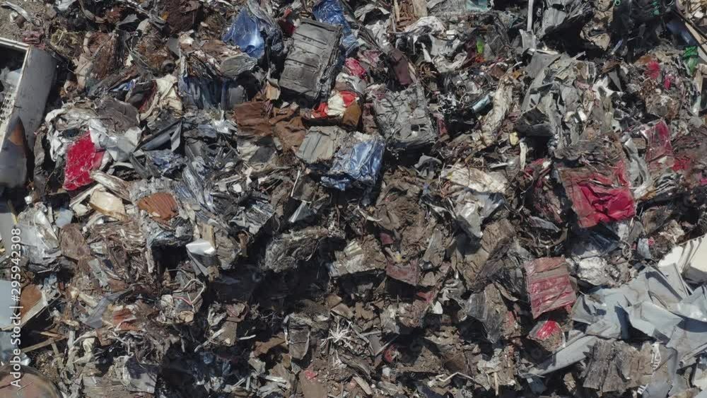 Metal Scrap Heap Pile Metal Scrap Heap Pile