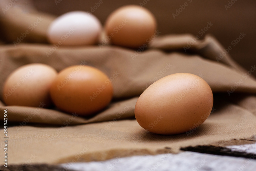 Hen organic eggs. Heathy eating ingredients from domestic chicken. Hen organic eggs. Heathy eating ingredients from domestic chicken.