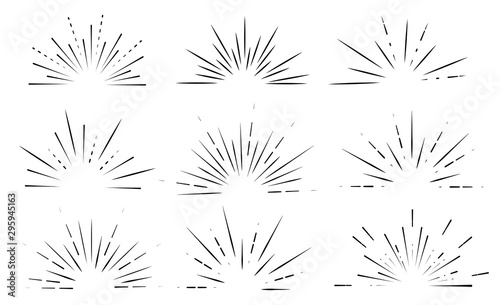 Star burst, sun burst sunshine. 