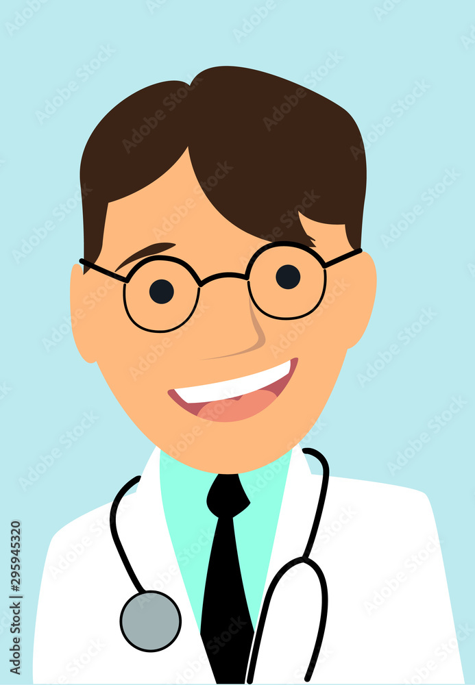 doctor character vector illustration isolated
