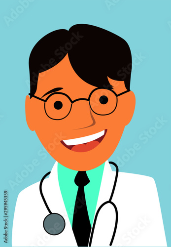 doctor character vector illustration isolated