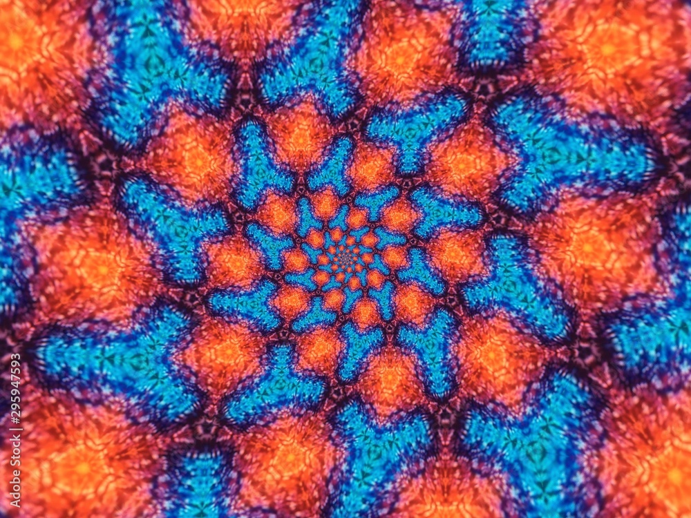 Colorful digital graphic kaleidoscope symmetry mandala style in laser light trial pattern, Tie Dye , spiderweb art abstract background for art projects, banner, business, card, 3D, template Colorful digital graphic kaleidoscope symmetry mandala style in laser light trial pattern, Tie Dye , spiderweb art abstract background for art projects, banner, business, card, 3D, template