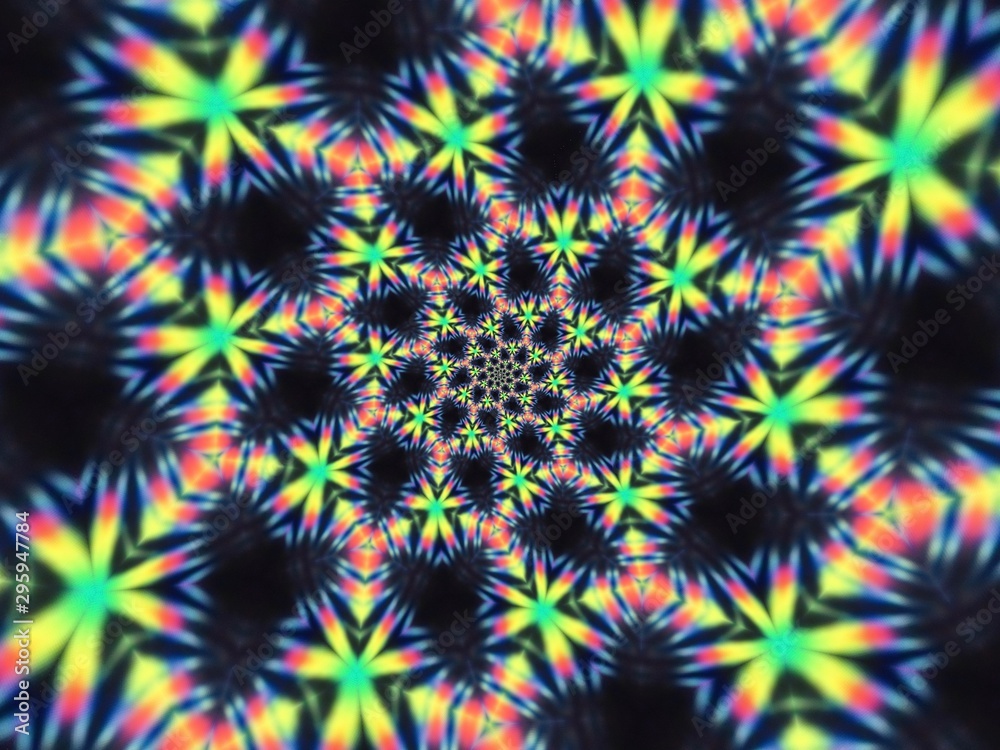Colorful digital graphic kaleidoscope symmetry mandala style in laser light trial pattern, Tie Dye , spiderweb art abstract background for art projects, banner, business, card, 3D, template Colorful digital graphic kaleidoscope symmetry mandala style in laser light trial pattern, Tie Dye , spiderweb art abstract background for art projects, banner, business, card, 3D, template