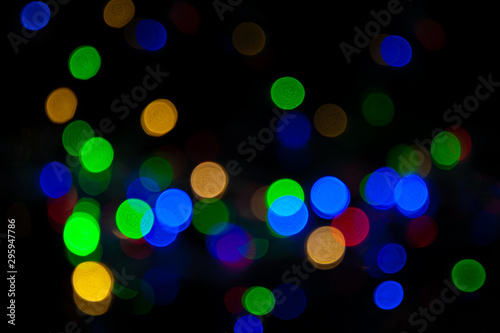 colorful festive abstract background multicolored bokeh
