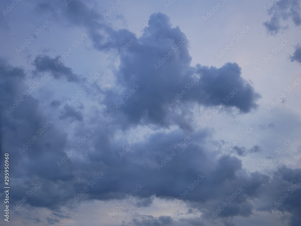 Bluish Dramatic Clouds