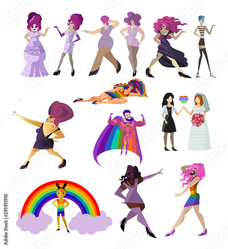 gay drag queens and lesbian collection