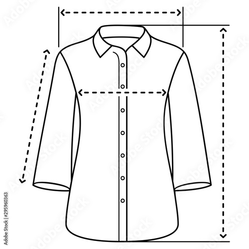 women's blouse size chart