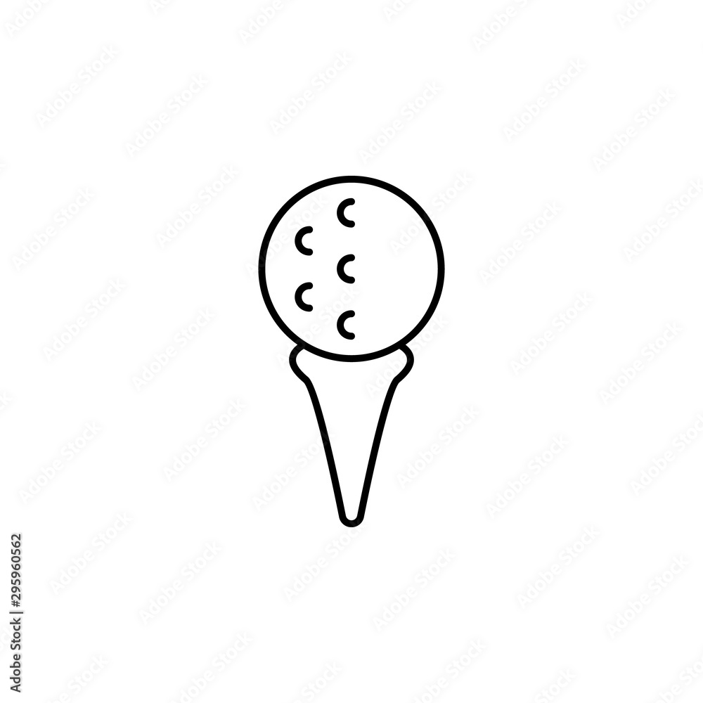 Golf ball icon. Element of golf icon Golf ball icon. Element of golf icon