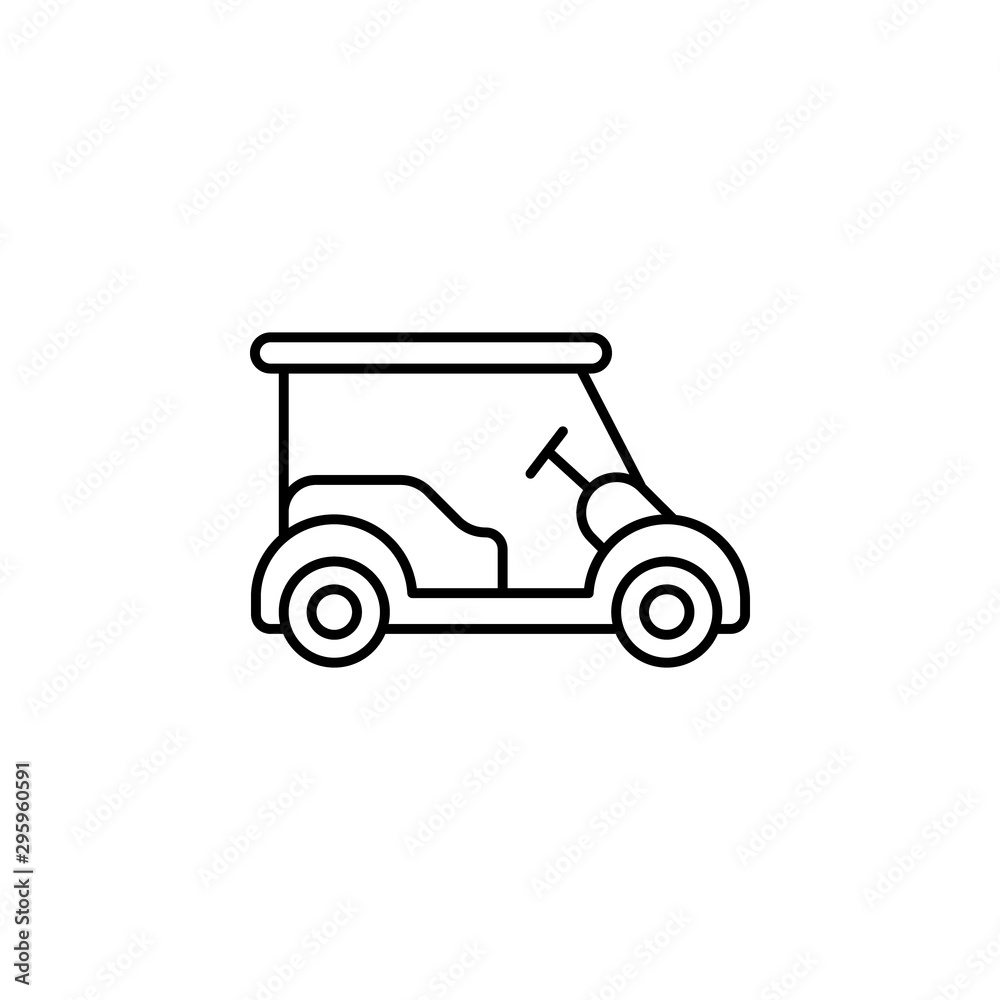 Golf car icon. Element of golf icon