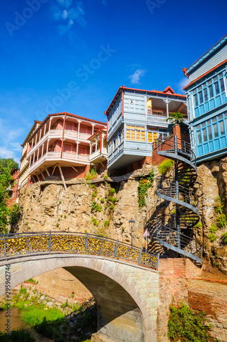 Historical center of old Tbilisi, Georgia photo