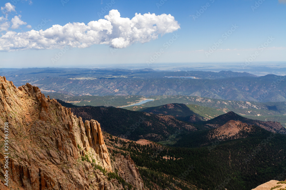 Landscape of Colorado Mountains
