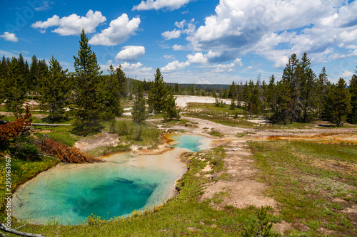 Hot springs in Yellowstone National Park, Wyoming
