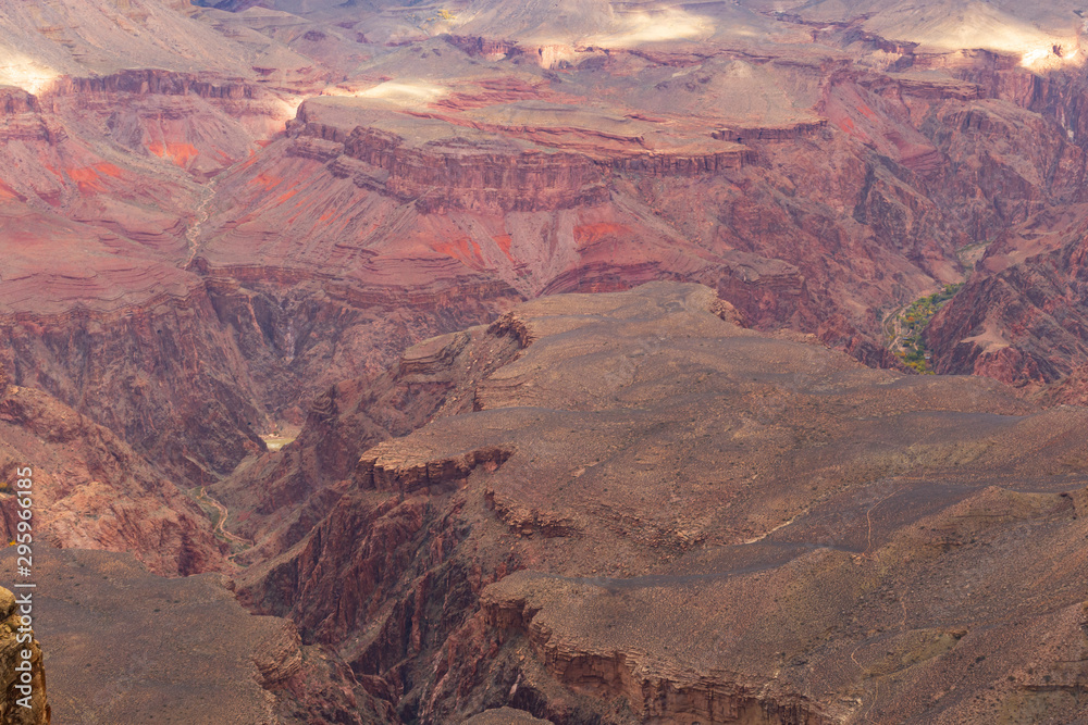 The Grand Canyon on a cloudy day