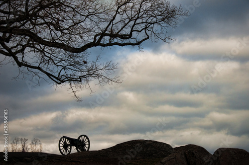 cannon at gettysburg