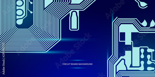 Abstract futuristic digital technology background. Circuit board design background. Vector illustration eps 10.