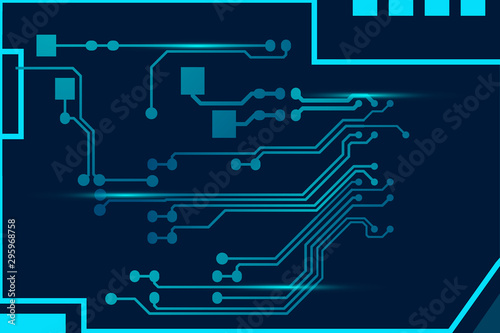 Abstract futuristic digital technology background. Circuit board design background. Vector illustration eps 10.