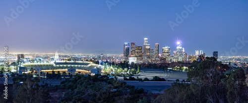 Los Angeles skyline at night