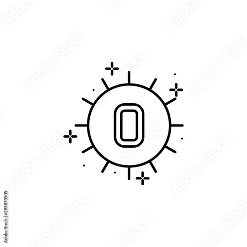 Blood type icon. Element of Blood Donation icon. Thin line icon
