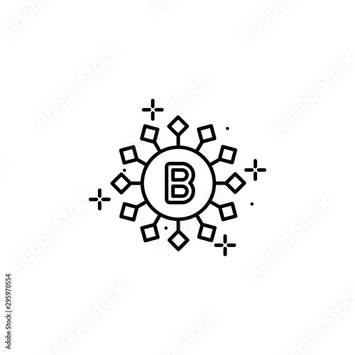 Blood type icon. Element of Blood Donation icon. Thin line icon