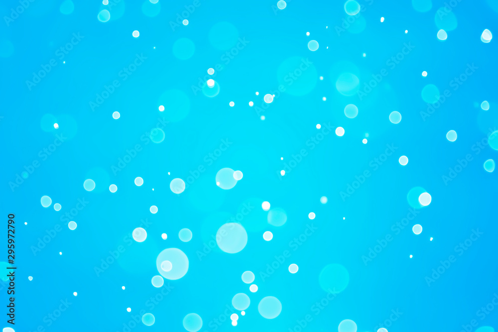 abstract blue bokeh background.