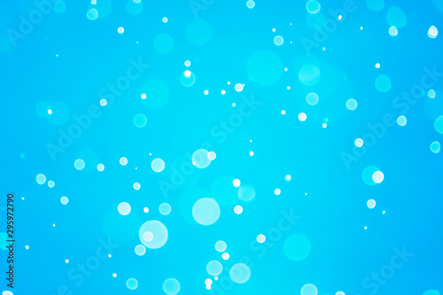 abstract blue bokeh background.