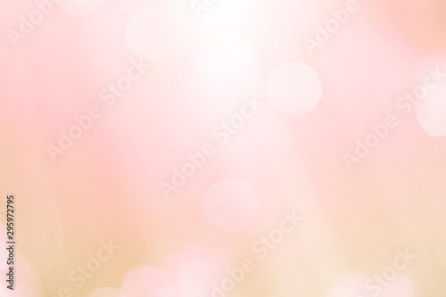 Abstract blurred soft focus bokeh of bright pink color background concept.