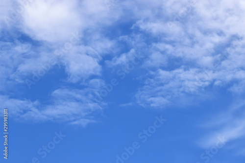 Beautiful clouds with blue sky background  Blue sky and white cloud  tiny clouds.