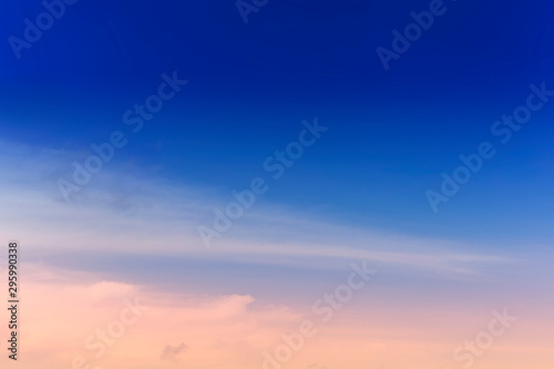 twilight sky with clouds background.